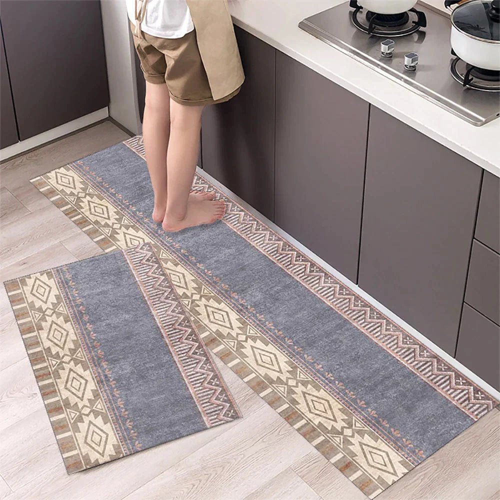 Velzora - Tapis de cuisine antidérapant en textile texturé | Velzora