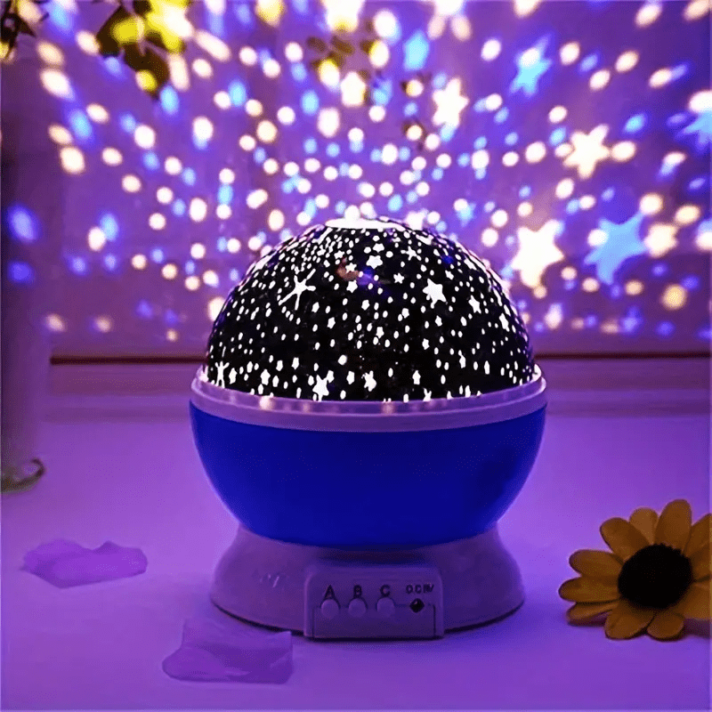 Velzora - Lampe projecteur d’ambiance en rotation avec ciel étoilé multicolore | Velzora