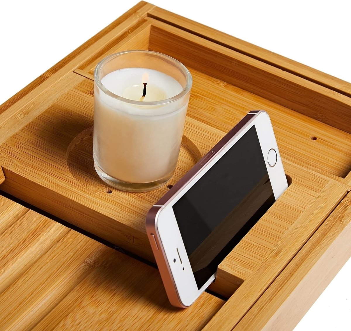 Velzora - Plateau de bain en bois ajustable | Velzora